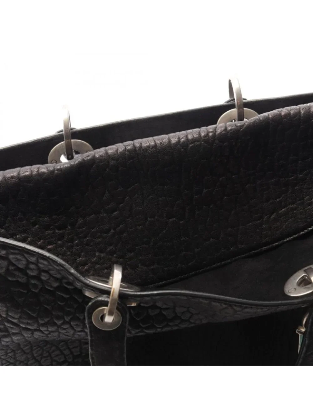 Dior Diorissimo Medium 2-Way Black Tote Bag